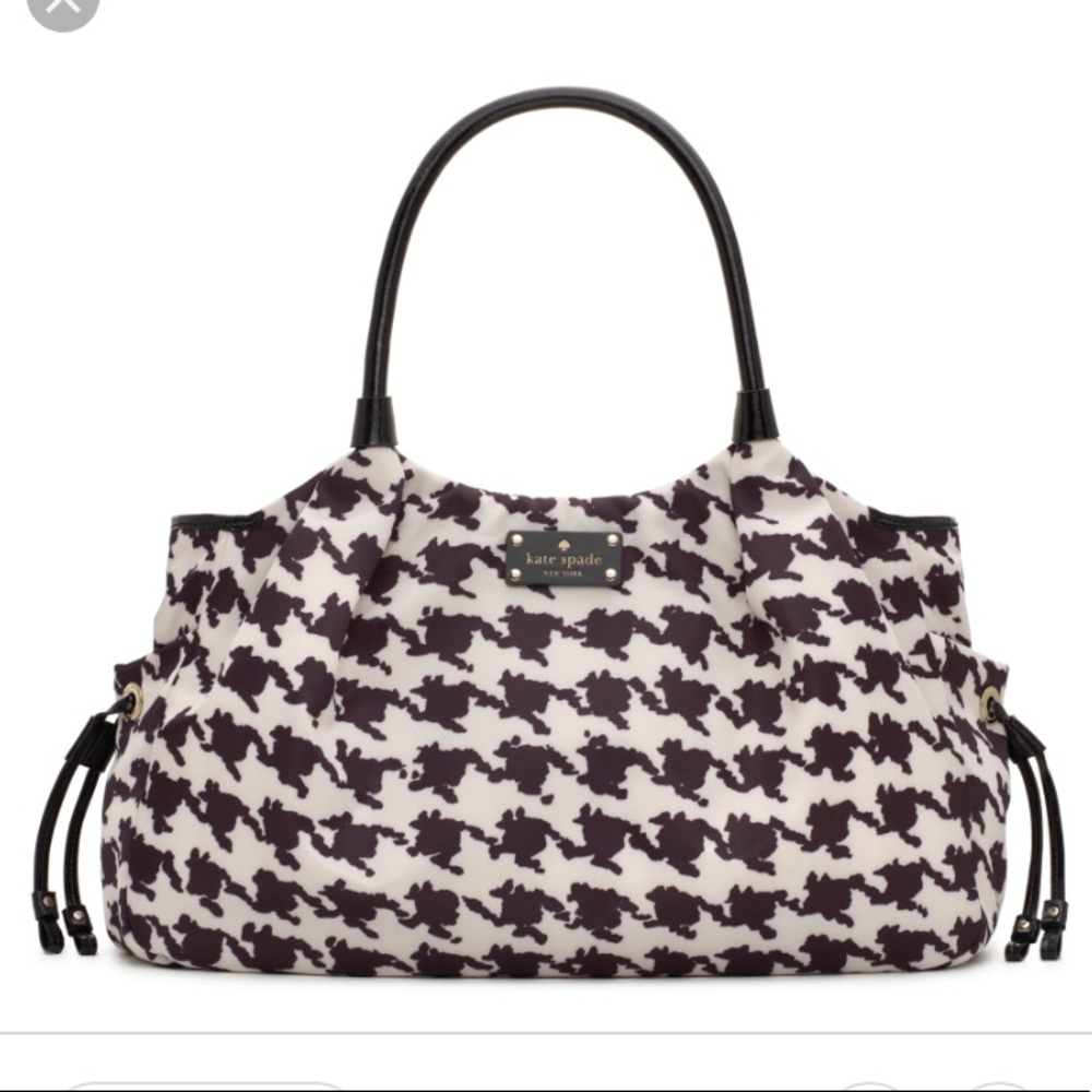 Kate Spade houndstooth Stevie bag